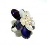 Pearl Flower Adjustable Ri..